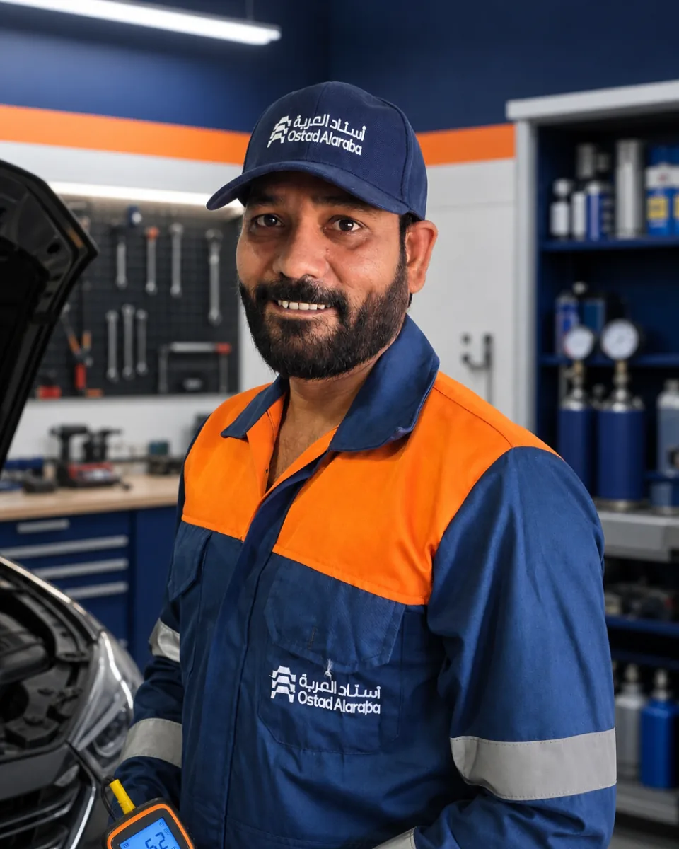 Ashraf, A/C technician